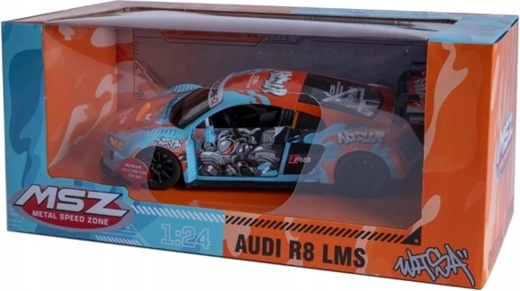 MSZ Automodell Audi R8 LMS mit Soundeffekt, hellblau