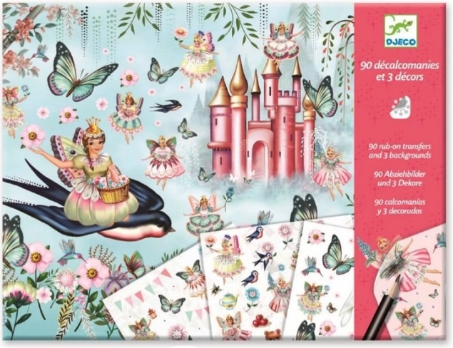 DJECO Rubbelbilder-Set – Märchenreich
