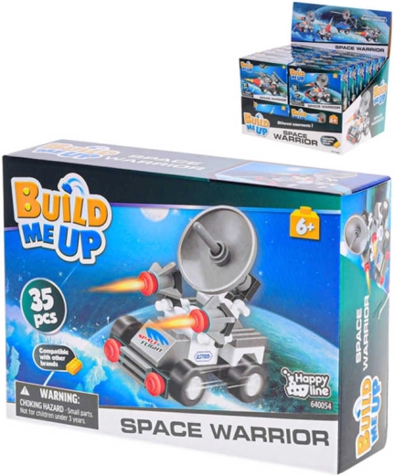 BuildMeUP-Bausatz Weltraumkrieger 30–35 Teile (4 Varianten) – 1 Stück