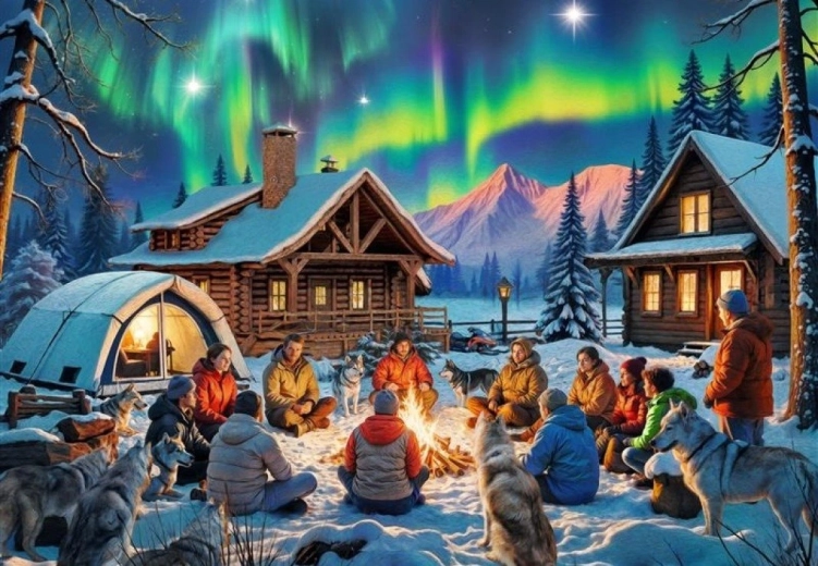 Puzzle Beim Morgengrauen 1000 Teile BLUEBIRD
