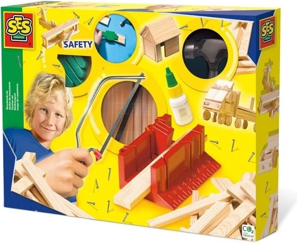 SES Creative Kinder-Set für Holzarbeiten