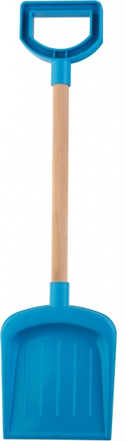Androni Schaufel mit Holzstiel und Griff 53 cm – Blau