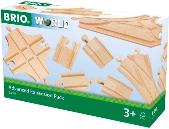 Großer Brio Erweiterungs-Set für Holzbahn