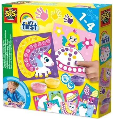 SES Creative Mein erstes – Fingerfarben: Fantasiefiguren