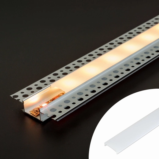 Opalabdeckung für Aluminium-LED-Profil 1000 mm