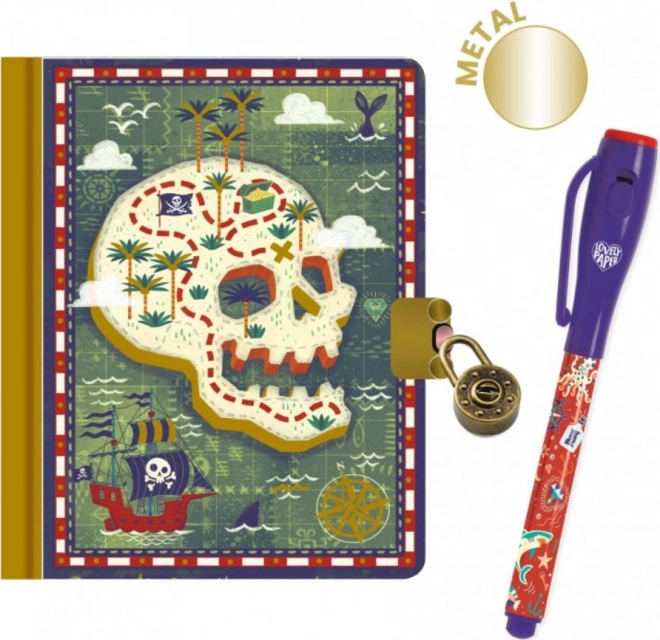 DJECO Geheimes Tagebuch mit magischem Stift Steve