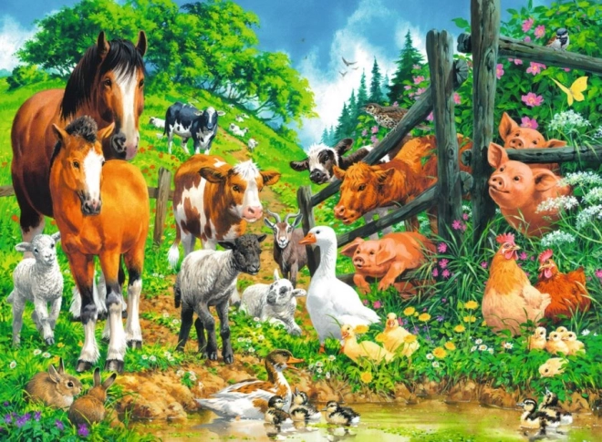 Puzzle Tiere XXL 100 Teile