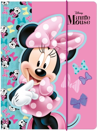 Minnie Heftmappe A4 mit Gummiband