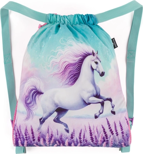 Bagmaster Schulbeutel für Hausschuhe und Sport LUMI 26 B – Pferd