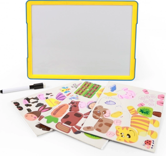 Magnetische Maltafel für Kinder mit Tieren