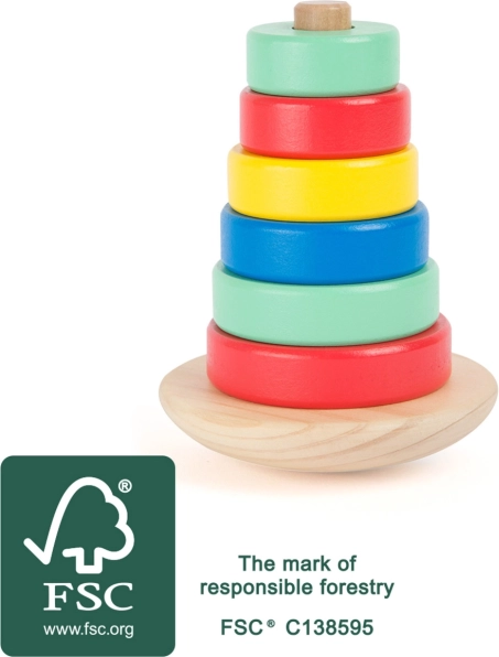 Small foot Holz-Balancierturm Movere