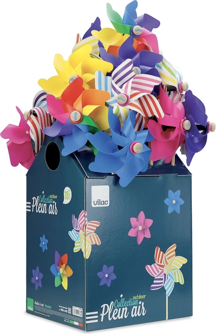 Vilac Windrad an Holzstab – verschiedene Farben