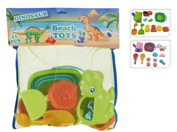 Set mit 10 Strandspielzeugen für Kinder