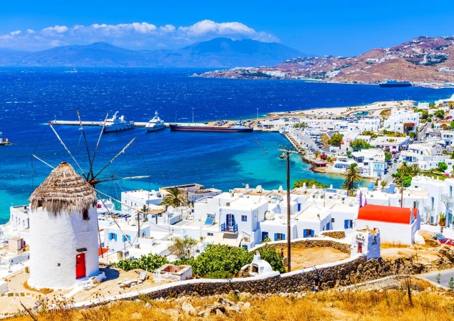 Puzzle Insel Mykonos Griechenland 1000 Teile