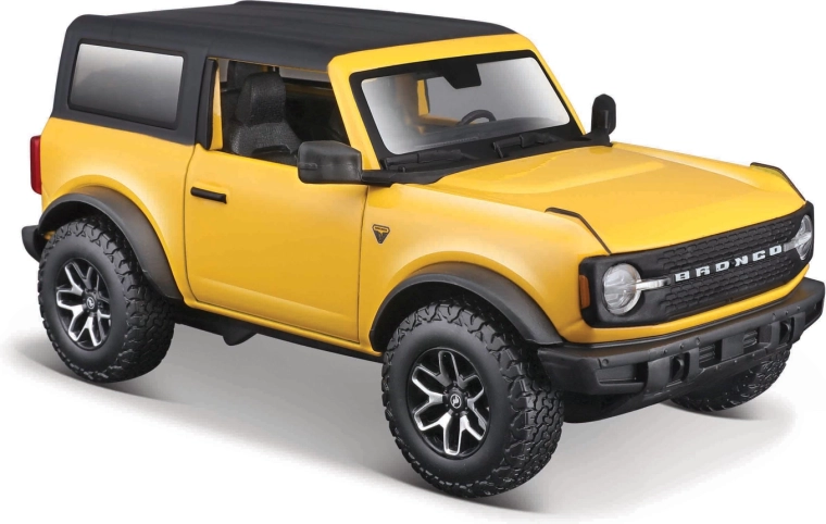 Maisto Ford Bronco Badlands 2021 gelb – Metall-Automodell 1:24