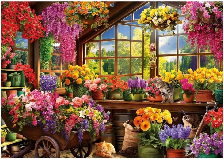 Educa Puzzle Gartenhäuschen 1500 Teile