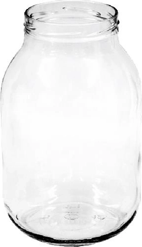 Glas-Einmachglas 3000 ml mit weitem 100-mm-Hals