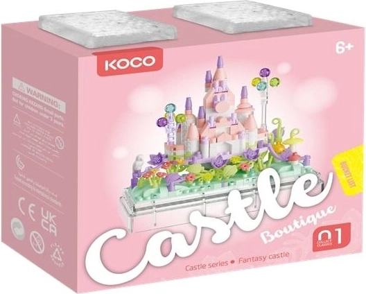 KOCO-Bausatz Rosa Schloss 414 Teile - 1 Stück
