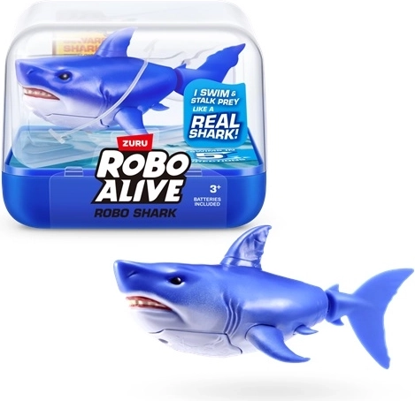 ZURU Robo Alive schwimmender blauer Hai fürs Wasser