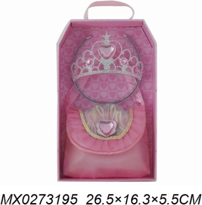 Modisches Set für kleine Prinzessinnen – Krone und Handtasche