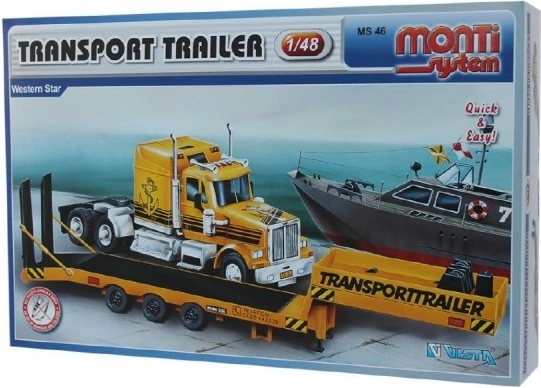 Modellbausatz Transportanhänger 1:48