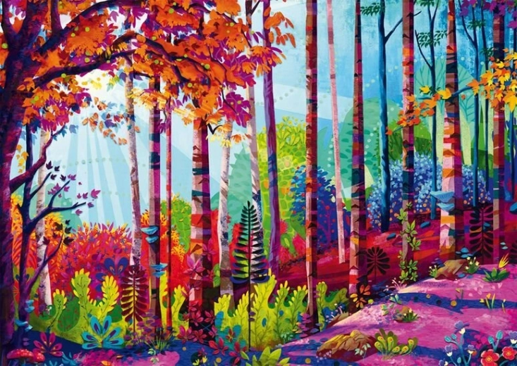 Puzzle Im Herzen des Waldes 1000 Teile