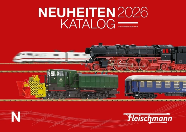 Fleischmann Neuheitenkatalog 2026 (Englisch)