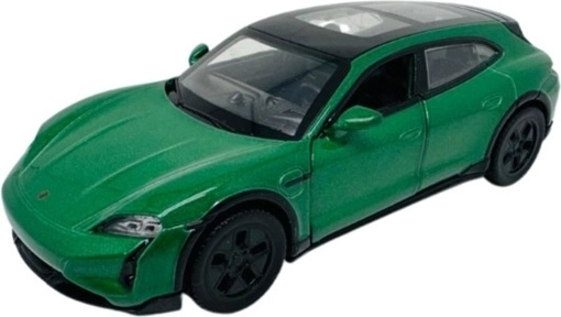 Elektrisches Modell Porsche Taycan Turbo S grün