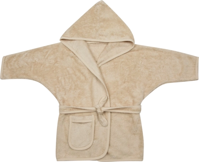 Timboo Bademantel für Kinder 2–4 Jahre frosted almond