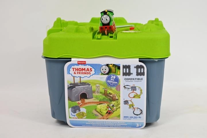 Fisher-Price Thomas & Freunde großer Box mit Gleis-Set mit Percy