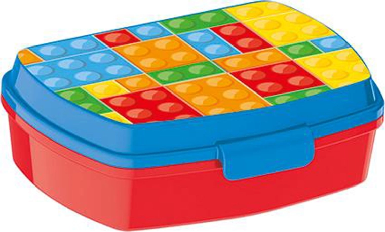 Plastische Brotdose „Würfel“ 17,5 × 14,5 × 6,5 cm