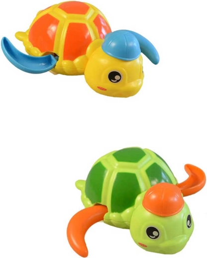 Aufzieh-Schildkröte fürs Wasser 12 cm für Kinder - 1 Stück