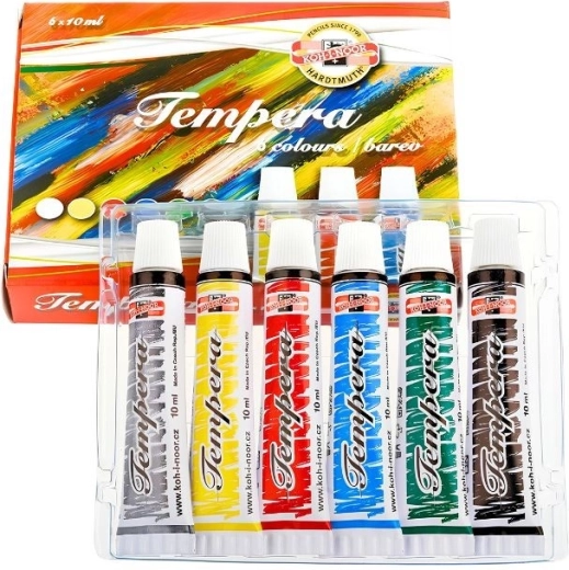 Temperafarben Koh-i-noor 6 Stk. 10 ml