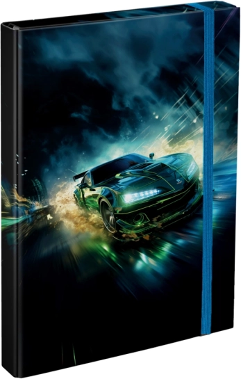 BAAGL Mappen für Schulhefte A4 Rennwagen