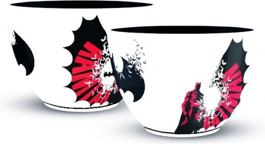 Cappuccino-Tasse mit Batman-Motiv