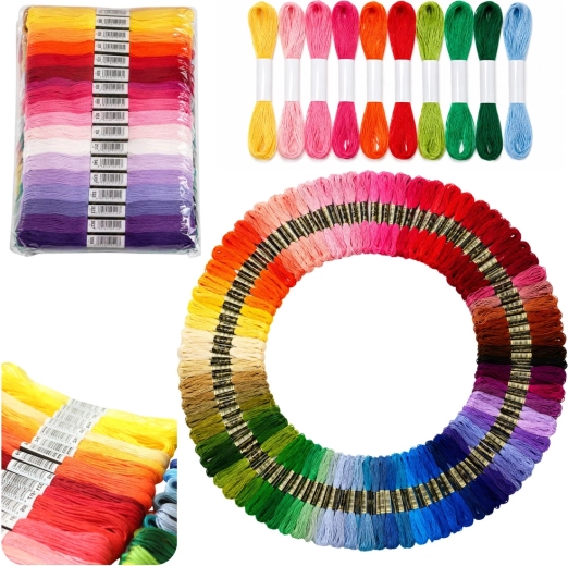 Set Stickgarn (Mulina) 150 Farben, 8 m