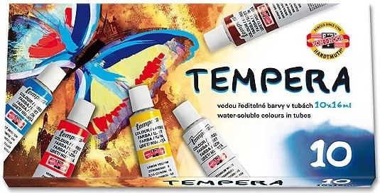 Temperafarben KOH-I-NOOR 10x16ml Schmetterling