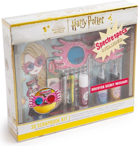 Ringbuch-Tagebuch Set HARRY POTTER Luna Lovegood 3D