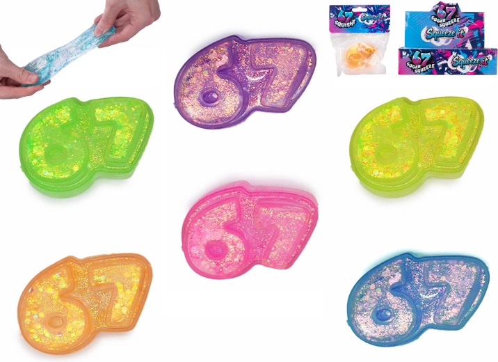Anti-Stress-Spielzeug Six Seven – dehnbare Ziffern 6 und 7