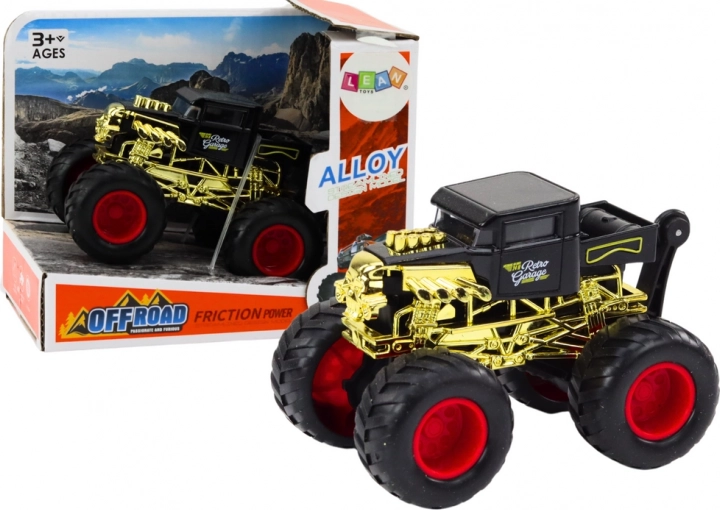 Geländefahrzeug Gabelstapler für unwegsames Gelände schwarz