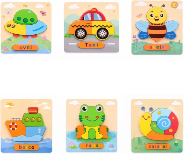 Holzpuzzle 15 × 17,5 cm