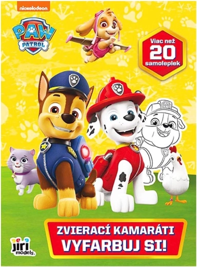 Male aus! PAW Patrol – Tierische Freunde Malbuch mit Aufklebern