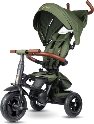Qplay Dreirad Rito deluxe rubber olive