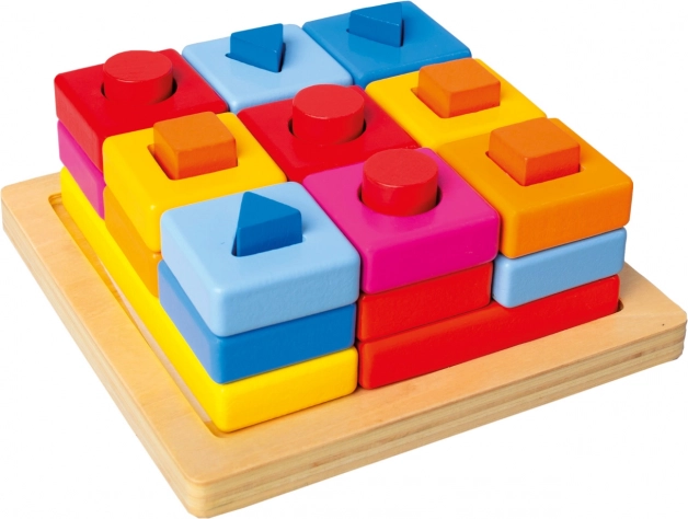 Bino Einlegetafeln mit bunten Formen