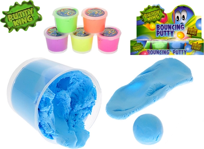 Springknete Putty King 35 g – Mix aus 6 Farben im Becher