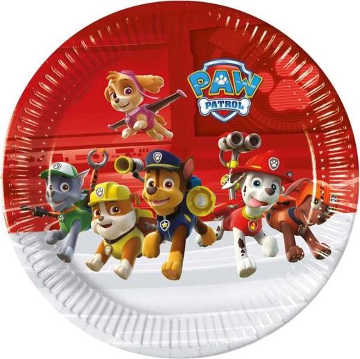 Pappteller PAW PATROL 20 cm, 6 Stk.