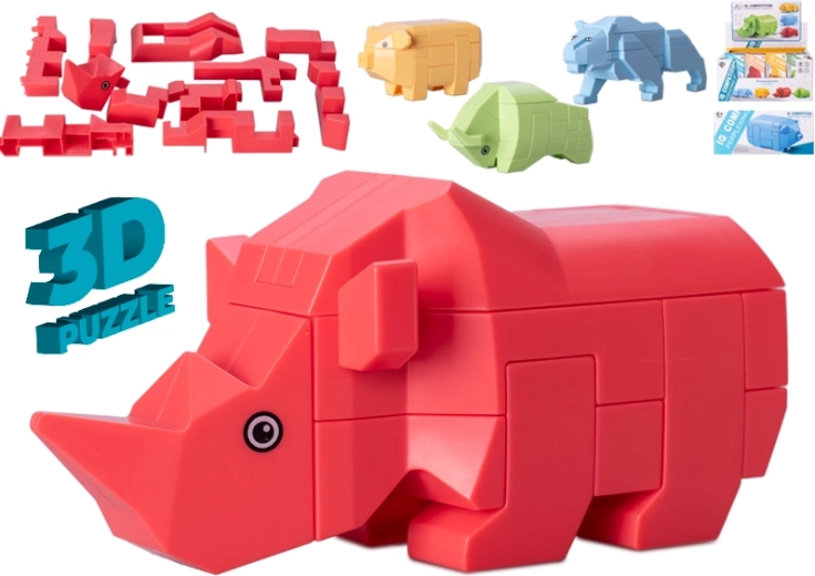 3D-Puzzle Tiere – Lern-Bausatz für Kinder ab 6 Jahren