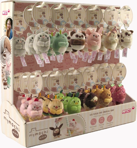 Nici MyMochi Minis Serie 2 – Display mit 5 cm Anhängern, 36 Stk. assortiert