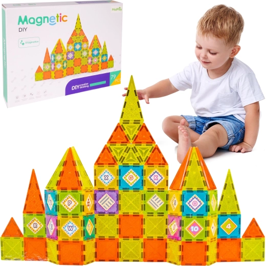 Magnetisches Konstruktionsset 79 Teile