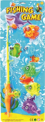 Angelspiel – Set mit Angelrute und Fischen